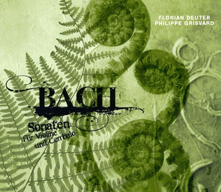 the album cover for J Bach S / Deuter / Grisvard / Mate - Sonatas For Violin & Harpsichord