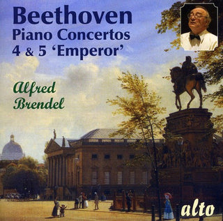 the album cover for Alfred Brendel - Beethoven / Piano Concertos No. 4 & No. 5