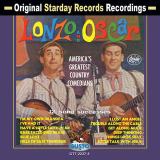 the album cover for Lonzo & Oscar - America's Greatest Country Comedians