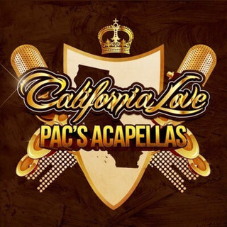 the album cover for California Love - Pac's Acapellas