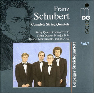 the album cover for Franz Schubert - String Quartet Complete Vol. 7