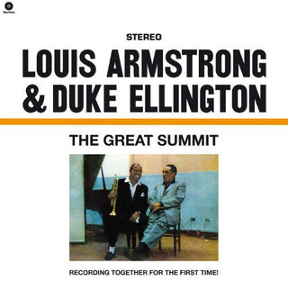 the album cover for Louis Armstrong & Duke Ellington - Great Summit [Import]