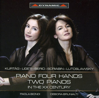 the album cover for Paola Biondi - Piano Four Hands / Two Pianos in the XX Century