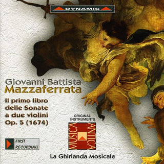 the album cover for Stefano Montanari - First Book of Sonatas for 2 Violins Op 5
