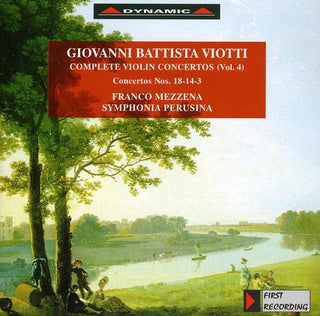 the album cover for Franco Mezzena - Violin Concertos 18 14 & 3 Iv