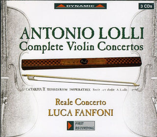 the album cover for Luca Fanfoni - Complete Violin Concertos