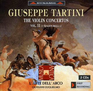 the album cover for Giovanni Guglielmo - Violin Concertos 11: Stagion Bella