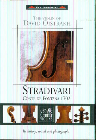 the album cover for David Oistrakh - Stradivari: Conte Fontana Violin of Oistrakh