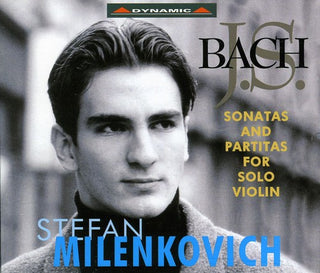 the album cover for Stefan Milenkovich - Bach: Stas & Ptas for V BWV.1001-1006