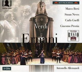 the album cover for Marco Berti - Ernani
