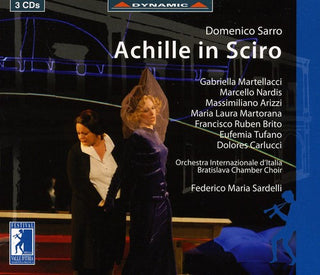 the album cover for Gabriella Martellacci - Achille in Sciro Dramma in Musica in 3 Acts