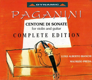 the album cover for Paganini / Bianchi / Preda - Centone Di Sonate for Violin & Guitar