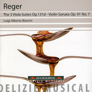 the album cover for Reger / Bianchi - Suite for Viola Solo No. 1 / Suite in D No. 2