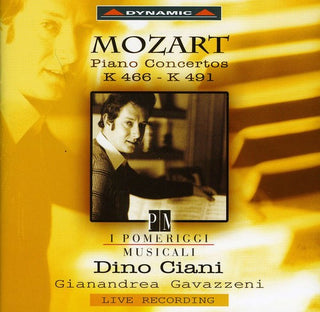 the album cover for Dino Ciani - Ciani Plays Mozart