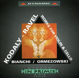 the album cover for Kodaly / Ravel / Maggio Ormezowski / Bianchi - Works for Violin & Cello