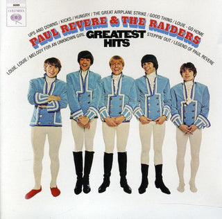 the album cover for Paul Revere & The Raiders - Greatest Hits