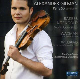 the album cover for Alexander Gilman - Violin Concertos / Carmen Fantasie