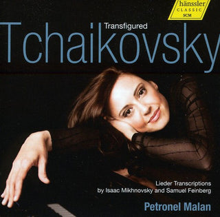 the album cover for Petronel Malan - Transfigured Tchaikovsky