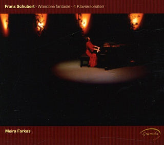 the album cover for Meira Farkas - Wandererfantasie / 4 Piano Sonatas