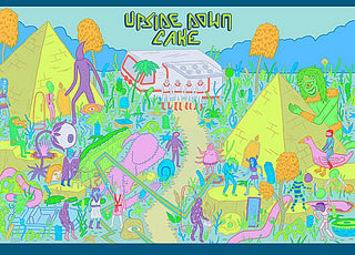 the album cover for Upside Down Cake - Award Winning Concert in Space