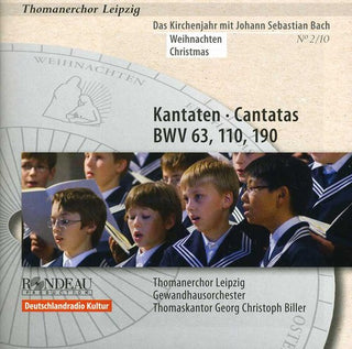the album cover for Georg Christoph Biller - Cantatas for Christmas: Liturgical Year 2
