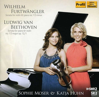 the album cover for Sophie Moser - Sonatas for Violin & Piano