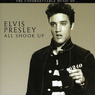 the album cover for Elvis Presley - All Shook Up