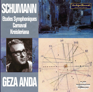 the album cover for Schumann / Anda - Etudes Symphoniques Op 13 Carnaval 9 Kreisleriana
