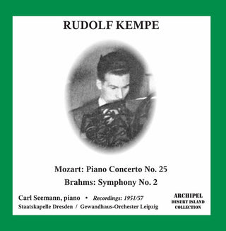 the album cover for Mozart / / Gewandhau Orchestre Lepzig / Kempe - Concerto 25 / Symphony 2