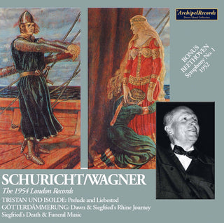 the album cover for Wagner / Beethoven / Vpo / Pcvo / Schuricht - 1954 London Records