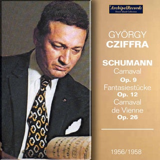 the album cover for GyÃ¶rgy Cziffra - Gyorgy Cziffra Plays Schumann