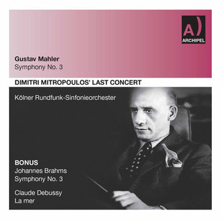 the album cover for Mahler / West / Cgro / Mitropolous - Symphony 3