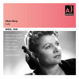 the album cover for Alban Berg / Steingruber / Hafner - Lulu