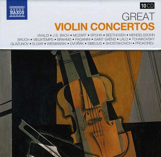 the album cover for Great Violin Concertos / Various - Great Violin Concertos / Various