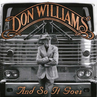 the album cover for Don Williams - And So It Goes