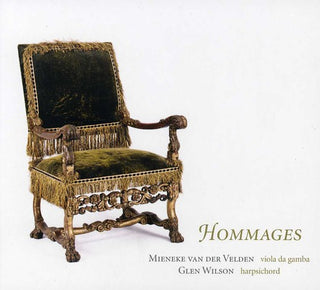the album cover for Mieneke Van Der Velden - Hommages [Digipak]