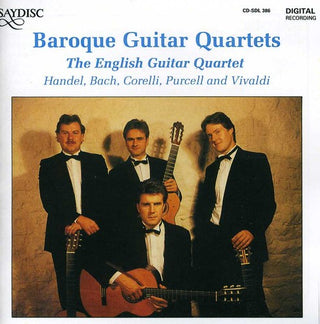 the album cover for The English Guitar Quartet - Baroque Guitar Quartets