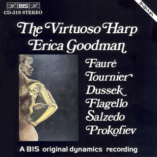 the album cover for Erica Goodman - Virtuoso Harp