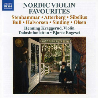 the album cover for G. TVEITT - Nordic Violin Favorites: Two Sentimental Romances