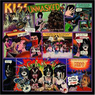 the album cover for KISS - Unmasked