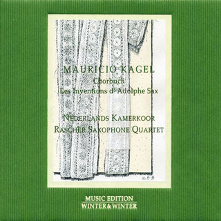 the album cover for Mauricio Kagel - Choir Book & the Inventions of Adolphe Sax