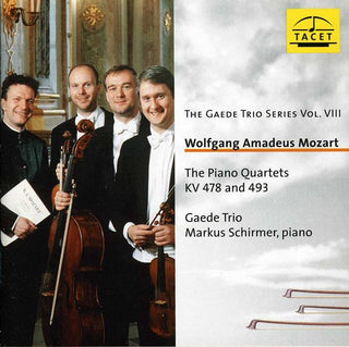 the album cover for Mozart / Gaede Trio / Schirmer - Gaede Trio Series 8: Piano Quartets