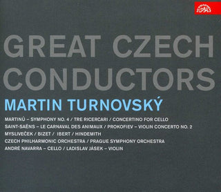 the album cover for Ladislav ?ernÃ½ - Great Czech Conductors: Martin Turnovsky