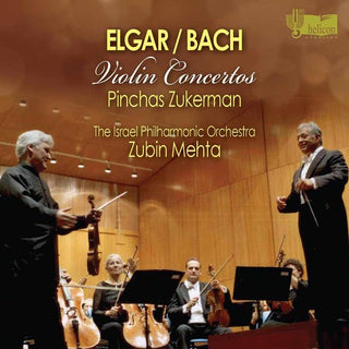 the album cover for J Bach S / Elgar / Israel Philharmonic / Mehta - Violin Concerto