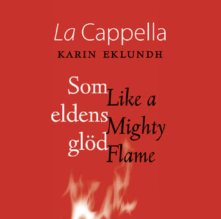 the album cover for Karin Eklundh - Like a Mighty Flame
