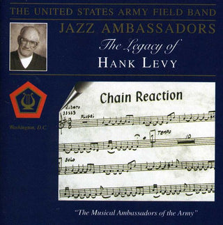 the album cover for US Army Field Band Jazz Ambassadors - Legacy of Hank Levy