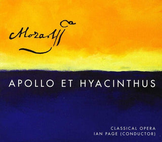 the album cover for Ian Page - Apollo Et Hyacinthus K. 38
