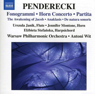 the album cover for Antoni Wit - Fonogrammi / Horn Concerto / Partita / Awakening