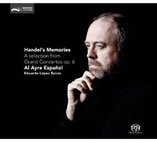 the album cover for Handel / Al Ayre Espanol/Banzo - Handel's Memories: Selection from Grand Ctos Op. 6