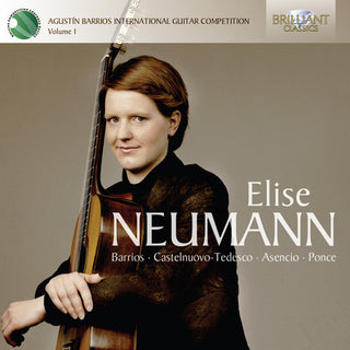 the album cover for Elise Neumann - Augustin Barrios International Guitar 1